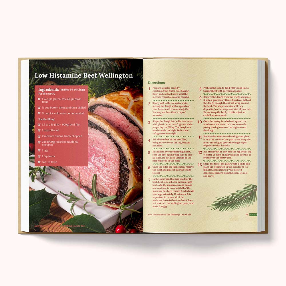 Low Histamine for the Holidays - 60 Festive Recipes! (e-Book)